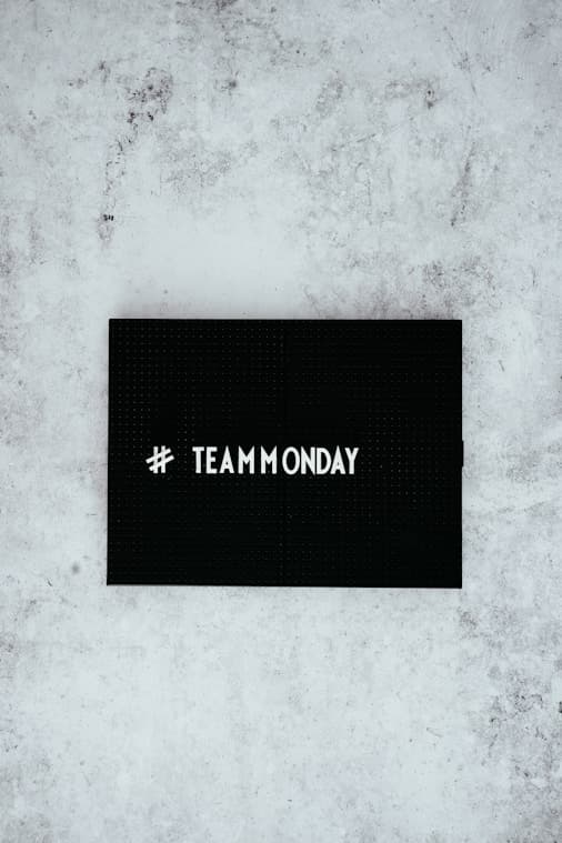 #TEAMMONDAY sign